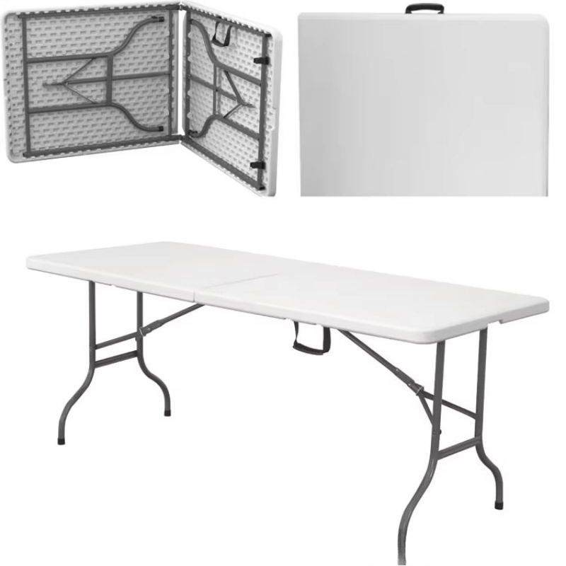 Outdoor Furniture Rental For Party - 6피트(1.8m) 견고한 철제 프레임 테이블 상판