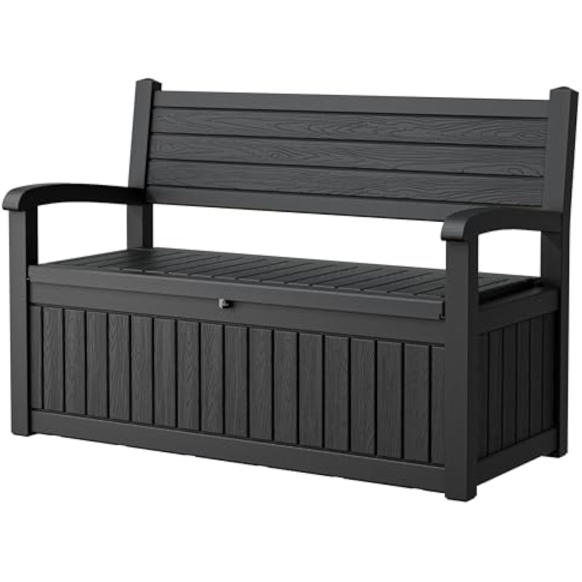 Outdoor Furniture Resin - 80갤런 야외용 수납 벤치 데크 박스