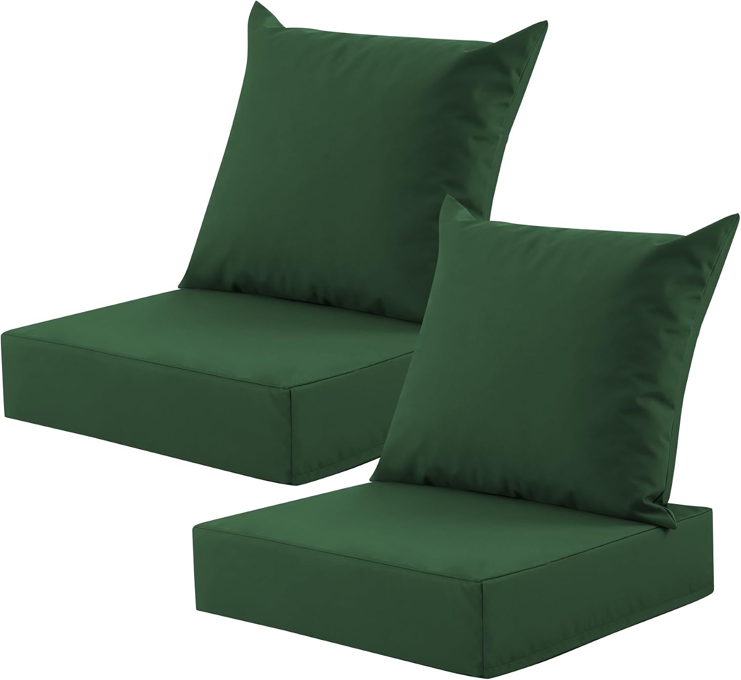 Outdoor Furniture Cushions 24 X 24 - 야외용 딥 시트 쿠션 세트, 24x24인치,