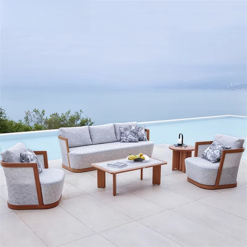 Outdoor Furniture Quality - 현대적인 야외 알루미늄 소파 정원 가구