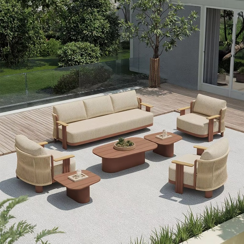 Outdoor Furniture Quality - 휴가용 빌라 야외 소파 세트 고급