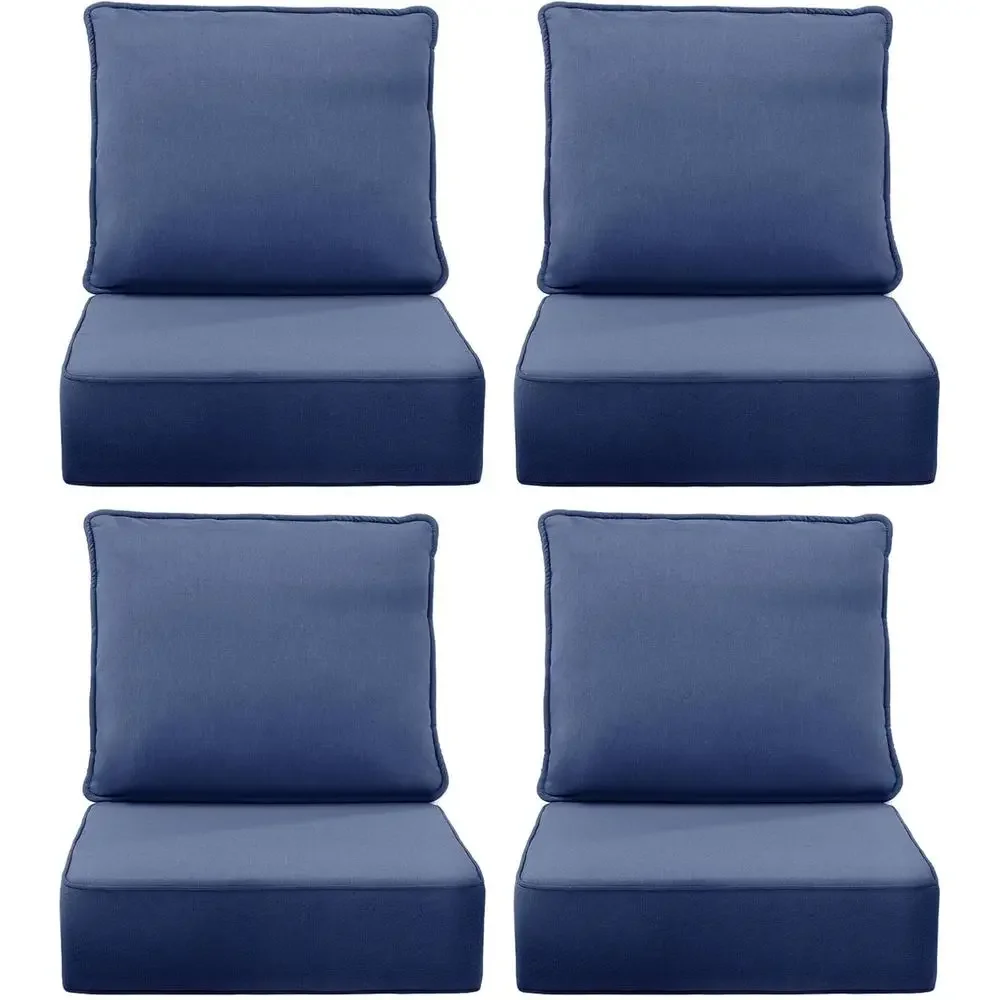 Outdoor Furniture Cushions 24 X 24 - 두꺼운 야외용 의자 쿠션 6개, 24x24