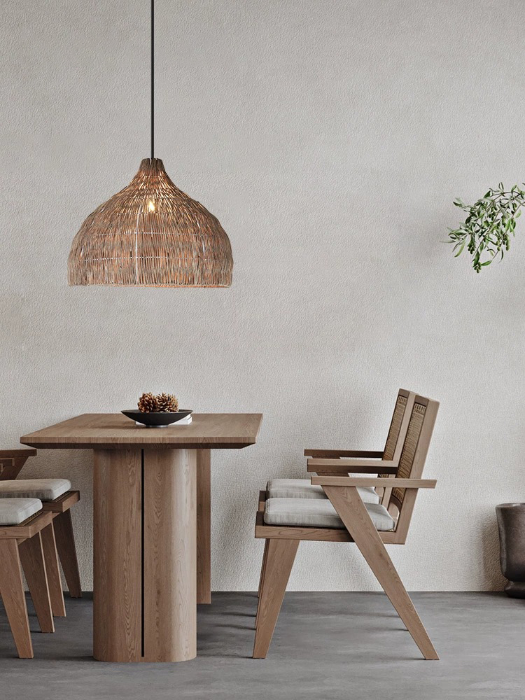 심플하고 창의적인 라탄 펜던트 조명, 식탁 바용 뉴 레 - Outdoor Furniture Rh 리뷰 및 가격