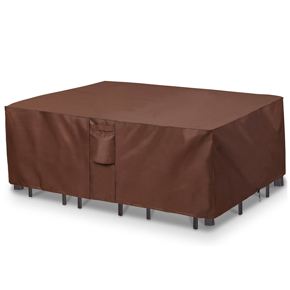 브라운 헤비 듀티 야외 방수 파티오 가구 커버, 정원  - Outdoor Furniture Paint 리뷰 및 가격