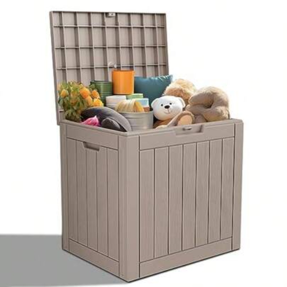 잠금식 레진 데크 박스, 야외용 보관함, 파티오 가구  - Outdoor Furniture Resin 리뷰 및 가격