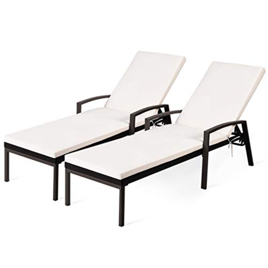 야외용 파티오 셰즈 라운지 세트, 라탄 위커 소재, 베 - Rattan Lounge Set 리뷰 및 가격