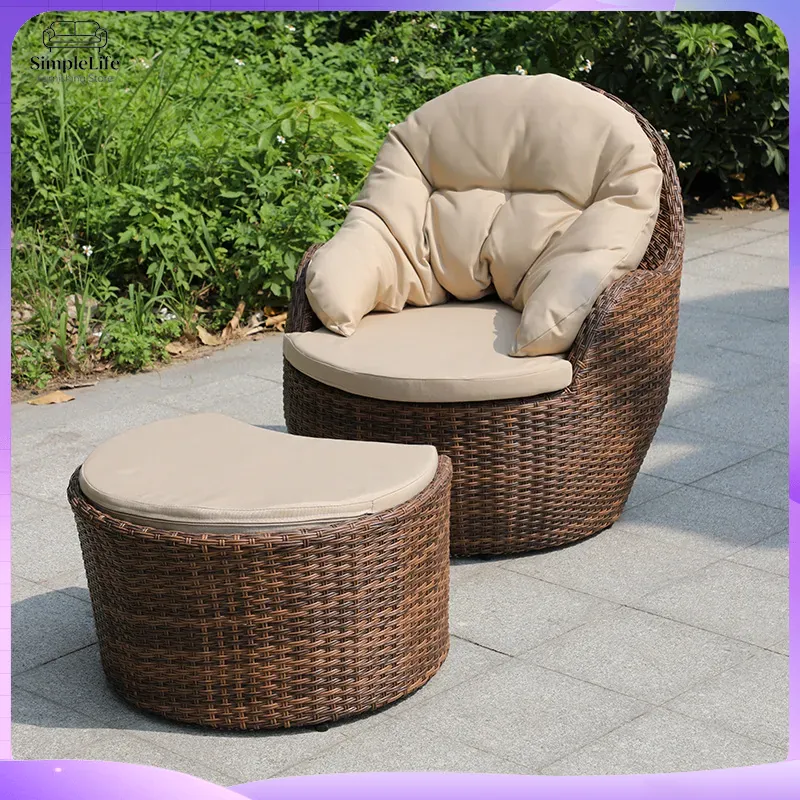 작은 발코니, 파티오, 정원용 위커 야외 소파 세트 3 - Rattan Lounge Set 리뷰 및 가격