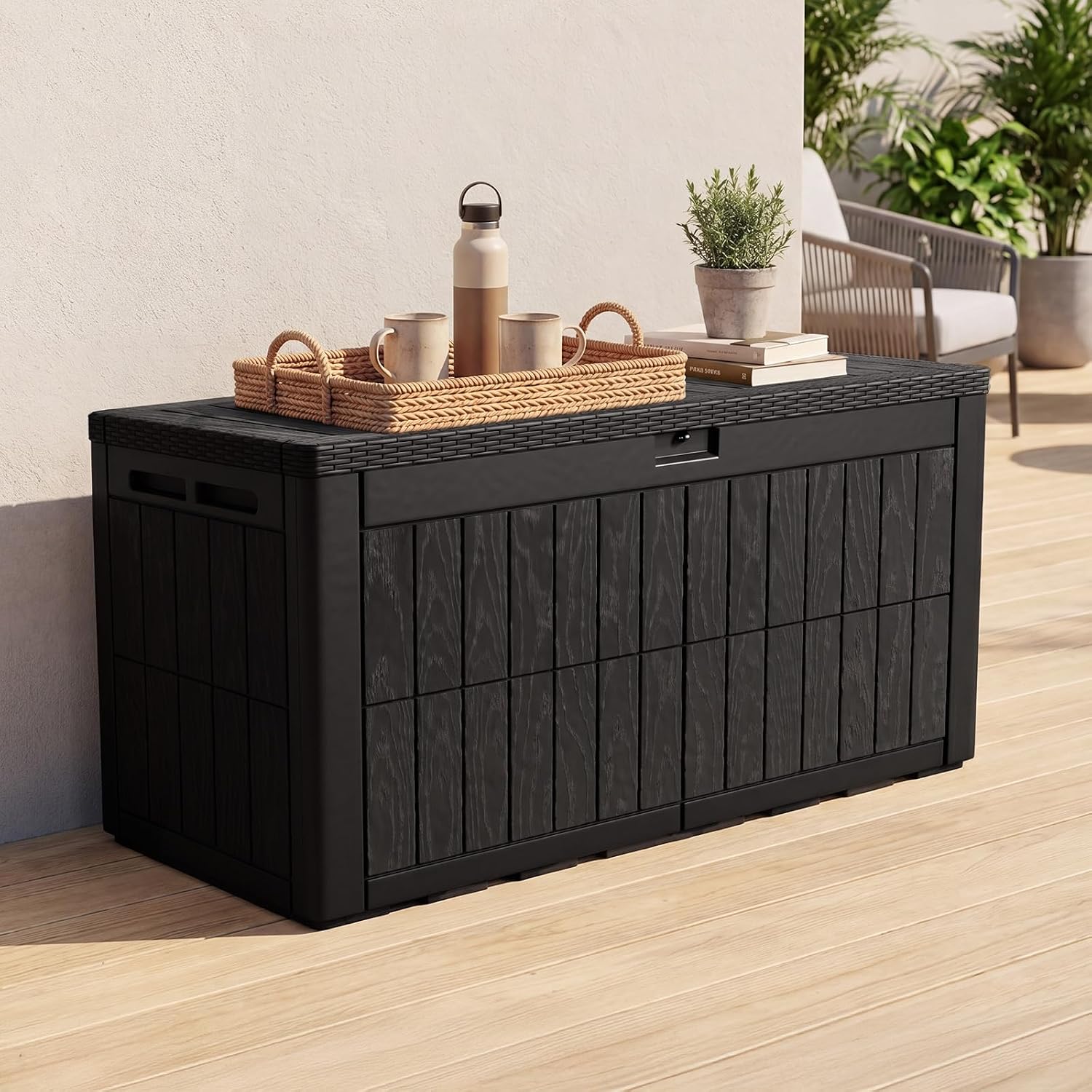 120갤런 대형 야외 보관함, 방수 레진 구조, 잠금  - Outdoor Furniture Resin 리뷰 및 가격