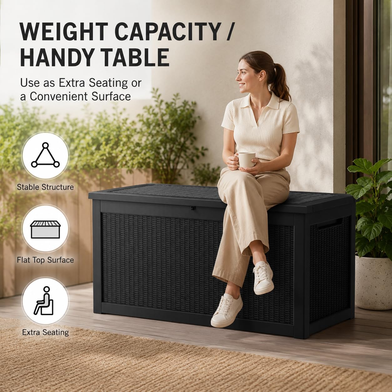 대형 데크 박스 야외 레진 수납함 방수 잠금식 벤치 파 - Outdoor Furniture Resin 리뷰 및 가격