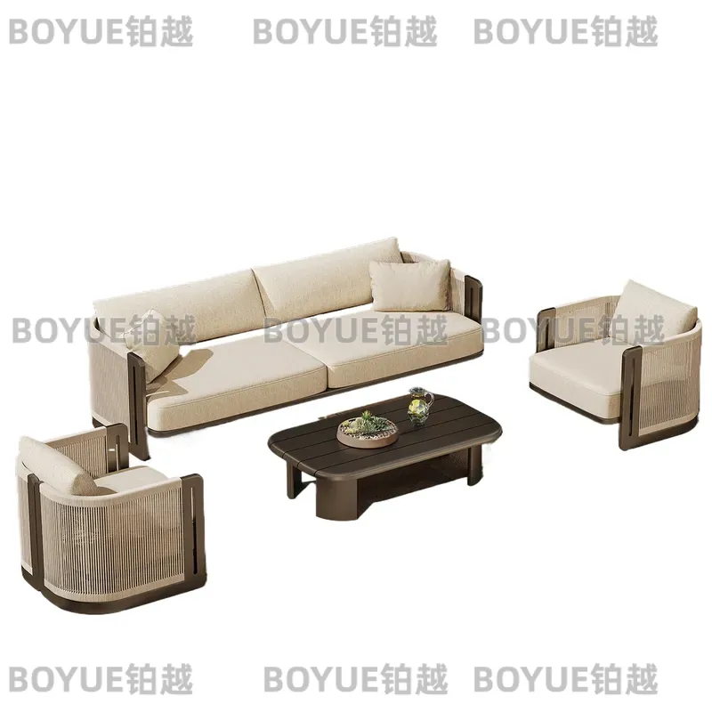 야외 라탄 소파 세트 알루미늄 합금 파티오 가구 정원  - Rattan Lounge Set 리뷰 및 가격