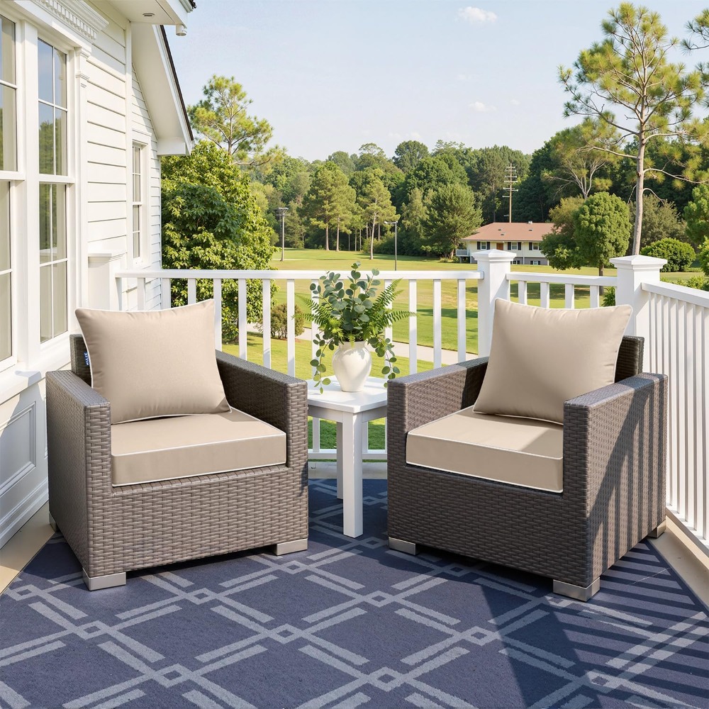 베이지색 야외 시트 쿠션 24x24인치 방수 및 변색  - Outdoor Furniture Cushions 24 X 24 리뷰 및 가격