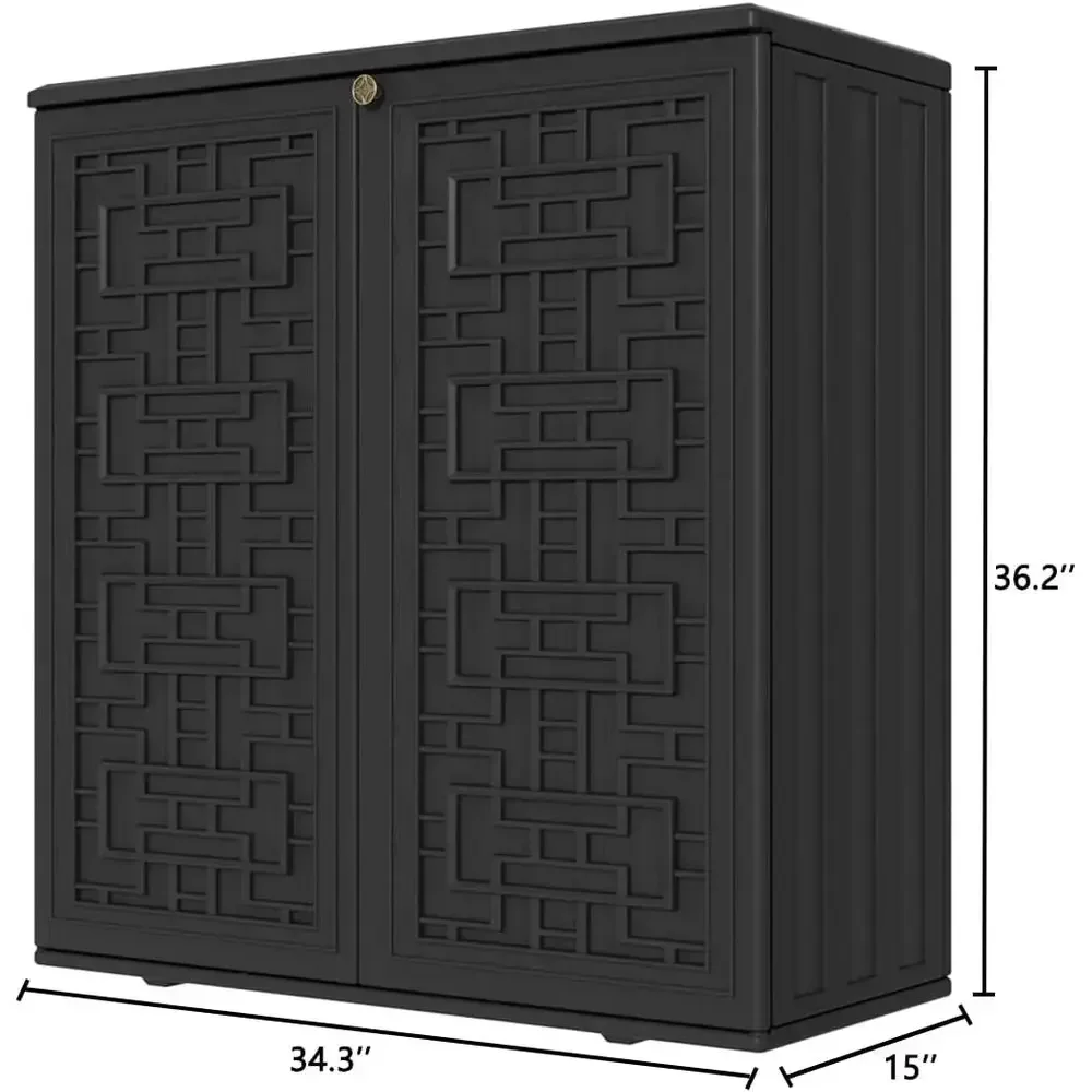 비바람에 견디는 레진 야외 보관 캐비닛, 62갤런, 데 - Outdoor Furniture Resin 리뷰 및 가격
