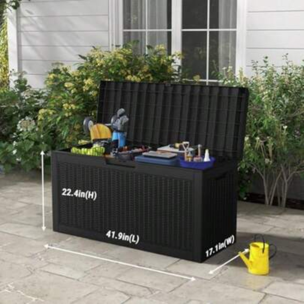 야외용 수납함 데크 박스 방수 라탄 패턴 레진 파티오  - Outdoor Furniture Resin 리뷰 및 가격