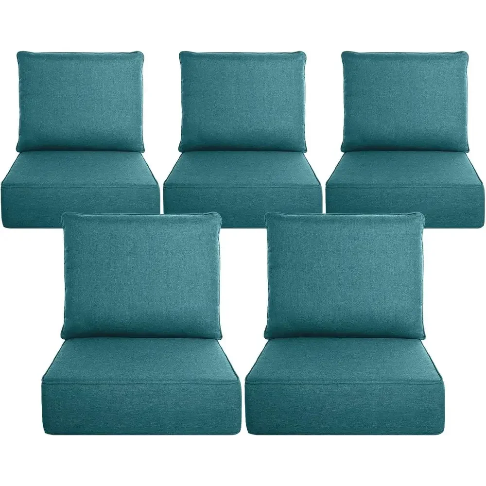 6개의 두꺼운 야외 쿠션 세트 - 24x24 사이즈,  - Outdoor Furniture Cushions 24 X 24 리뷰 및 가격