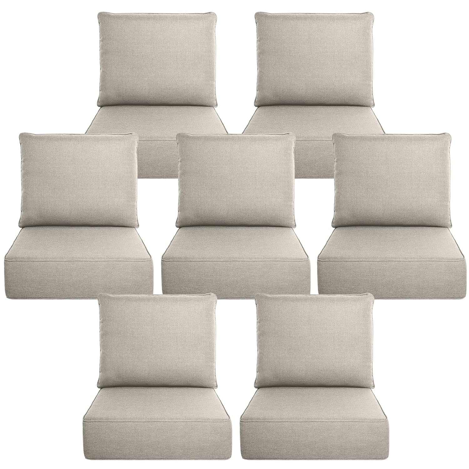 6인치 두께의 야외 쿠션 세트 24x24인치 28D 스 - Outdoor Furniture Cushions 24 X 24 리뷰 및 가격