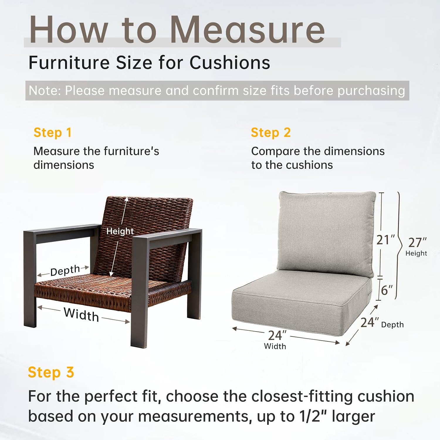 6인치 두께의 야외 쿠션 세트 24x24인치 28D 스 - Outdoor Furniture Cushions 24 X 24 리뷰 및 가격
