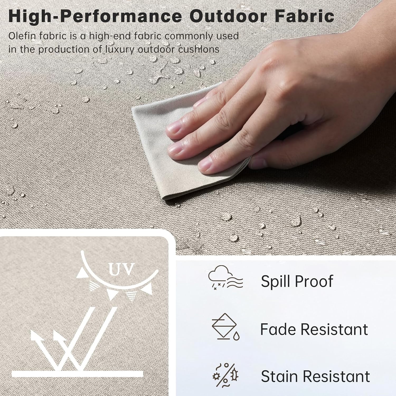 6인치 두께의 야외 쿠션 세트 24x24인치 28D 스 - Outdoor Furniture Cushions 24 X 24 리뷰 및 가격