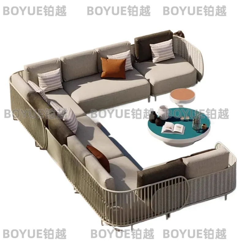 야외용 등나무 소파 정원 마당 빌라 호텔 클럽 테라스  - Rattan Lounge Set 리뷰 및 가격