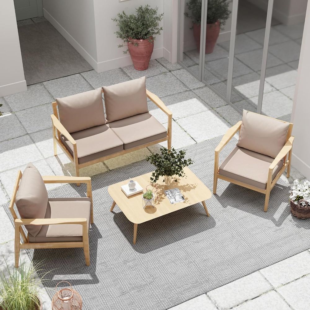 야외용 의자 쿠션 4개 세트, 24 x 24인치 파티오 - Outdoor Furniture Cushions 24 X 24 리뷰 및 가격