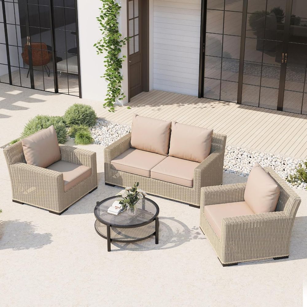 야외용 의자 쿠션 4개 세트, 24 x 24인치 파티오 - Outdoor Furniture Cushions 24 X 24 리뷰 및 가격