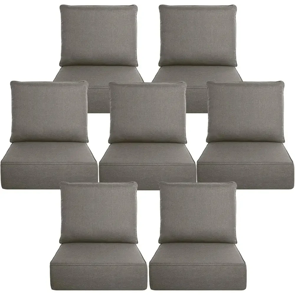 6개의 두꺼운 야외 쿠션 세트 - 24x24인치, 퇴색 - Outdoor Furniture Cushions 24 X 24 리뷰 및 가격