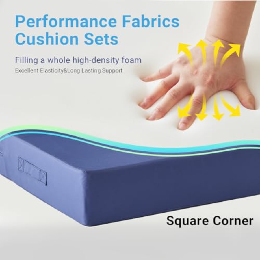 야외용 파티오 가구 쿠션, 야외용 시트 쿠션 세트 24 - Outdoor Furniture Cushions 24 X 24 리뷰 및 가격