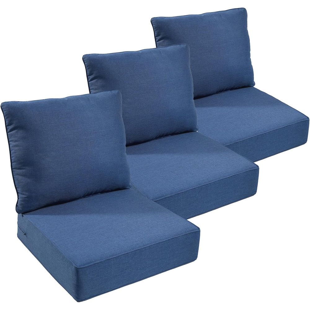 야외용 가구 쿠션, 6인치 두께의 방수 시트 쿠션, 2 - Outdoor Furniture Waterproof 리뷰 및 가격