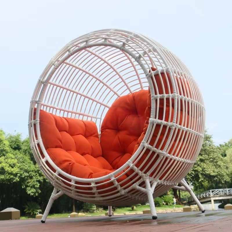 고품질 야외용 위커 라탄 에그 체어 쿠션 포함 테라스용 - Outdoor Furniture Quality 리뷰 및 가격